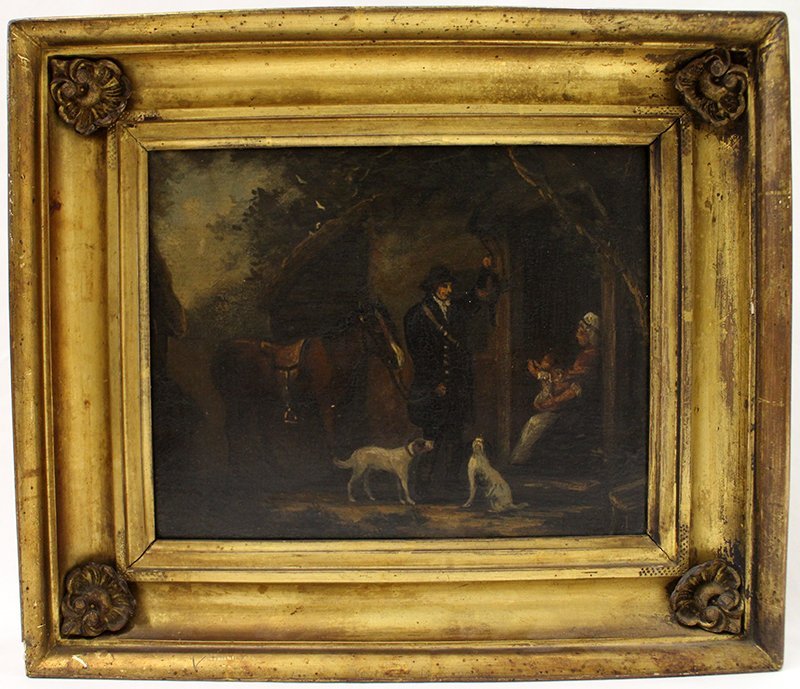 Attrb. george morland painting