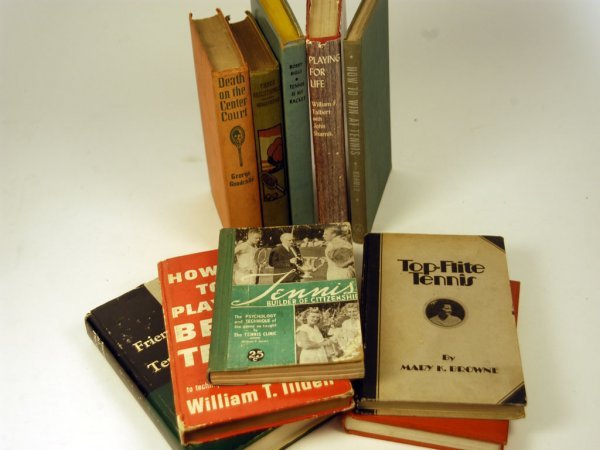 Nine First Edition Tennis Books Plus a Tilden Book