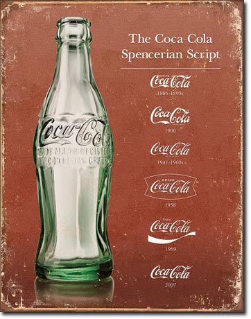 COCA COLA METAL SIGN 12.5" X 16"