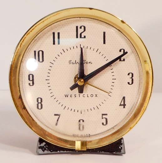 VINTAGE WESTCLOX BABY BEN ALARM CLOCK