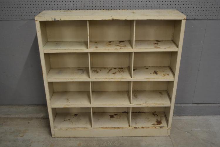 Industrial Metal Cubby Unit