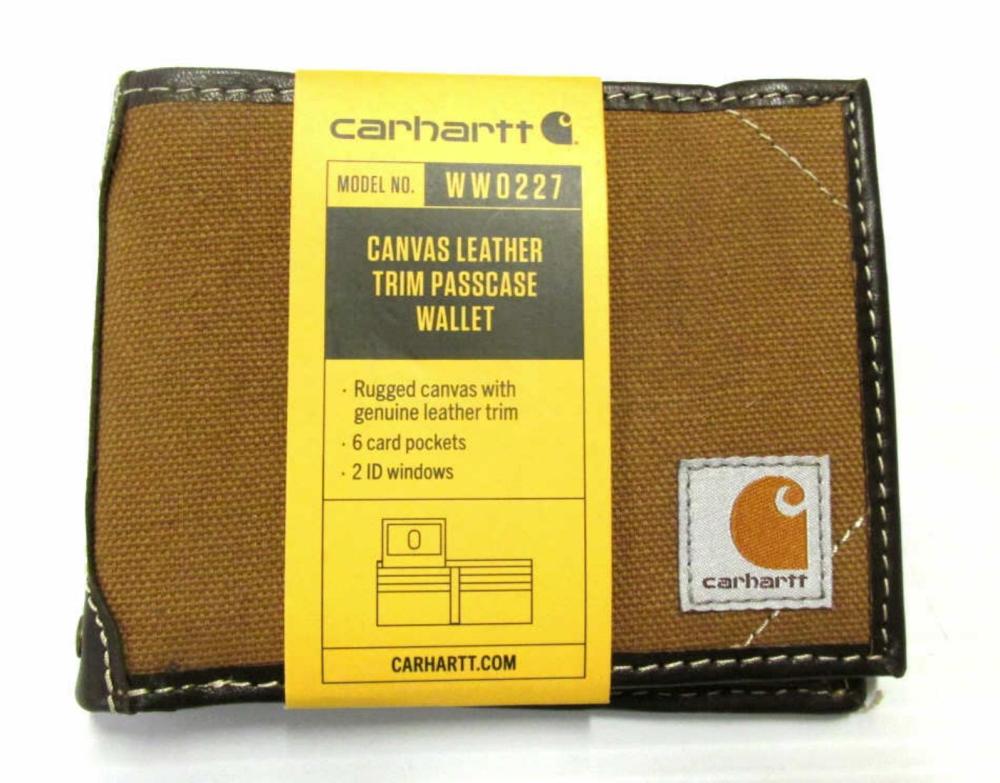 Men's Carhartt Canvas Leather Wallet