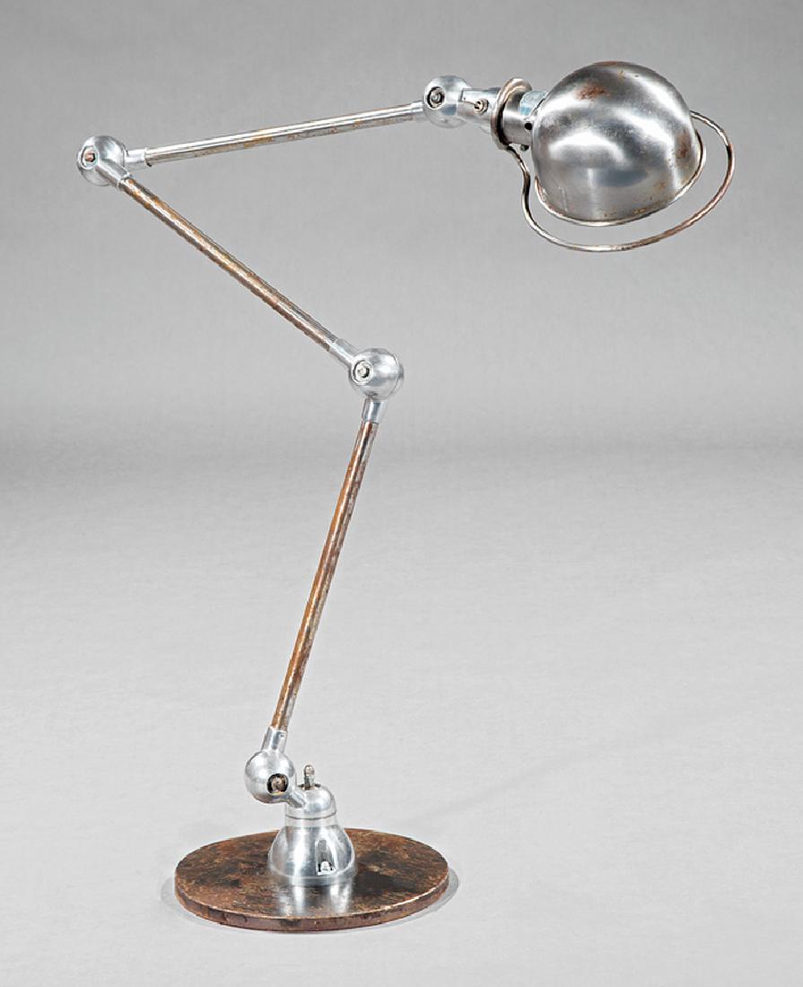 French Industrial "Zig-Zag" Lamp, marked Jielde