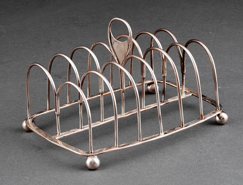 Hennell Sterling Silver Toast Rack