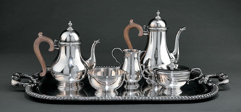 Gorham Sterling Silver Tea and Coffee Service