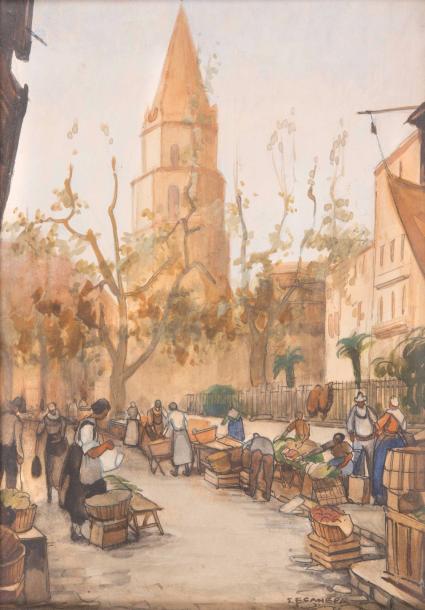Jean-Frédéric CANEPA (1894-1981) Eglise des Accoules