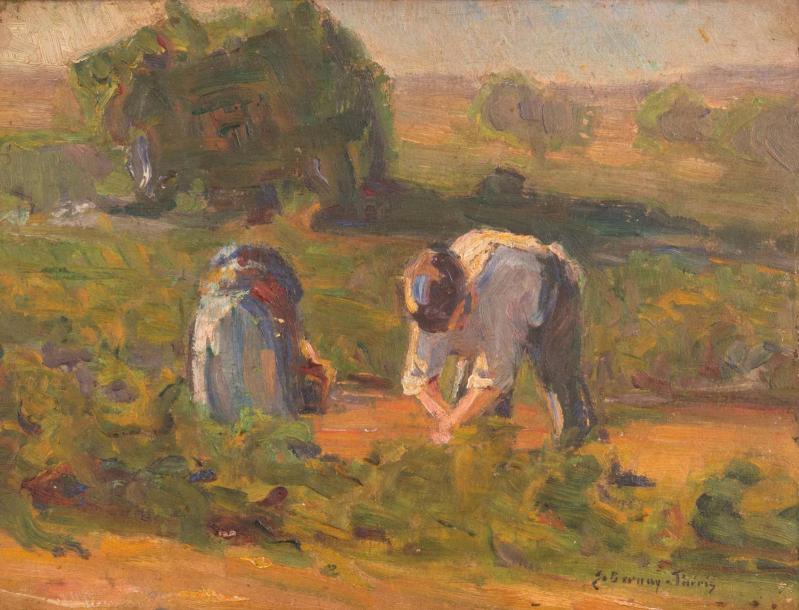 Sauveur BERNAY-THERIC (1874-1963) Cueilleurs