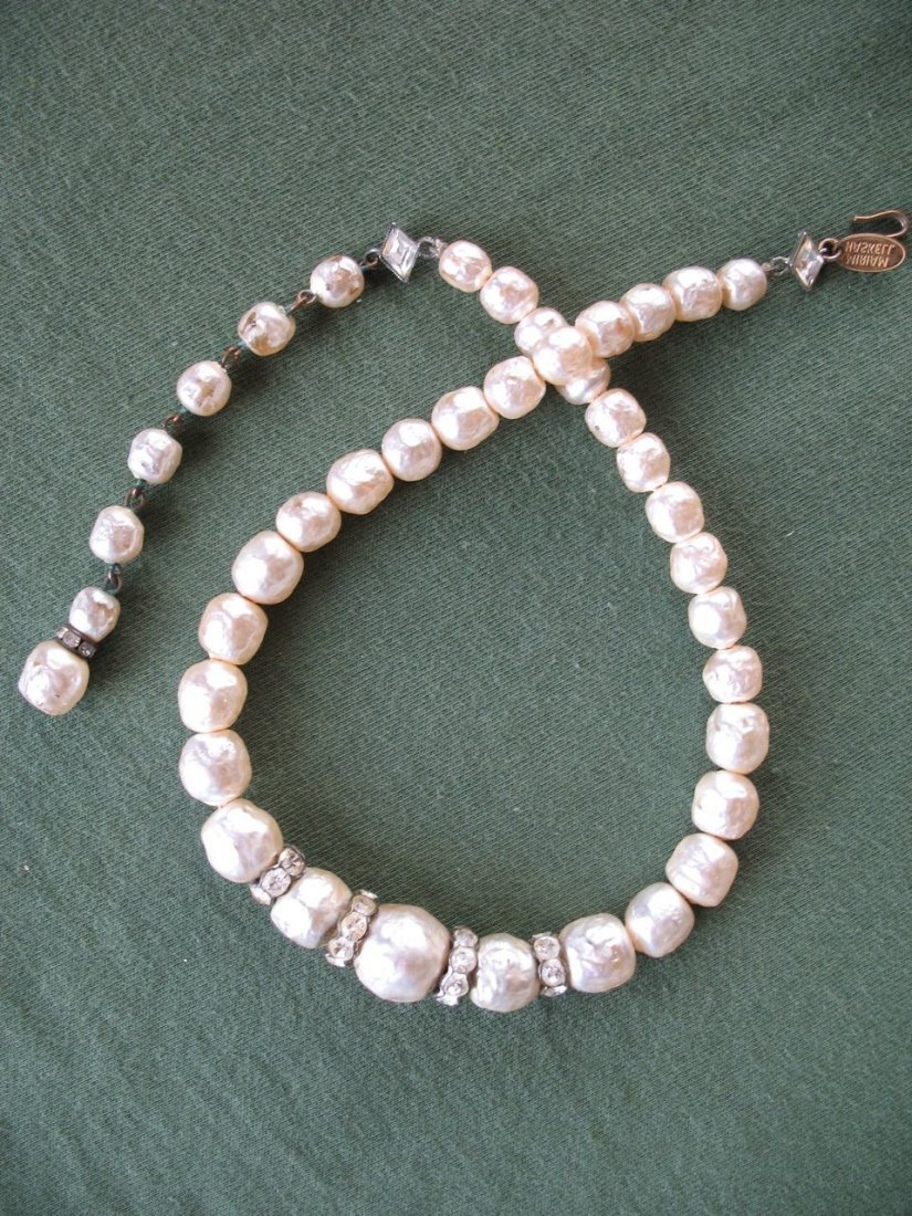 Miriam haskell pearl necklace