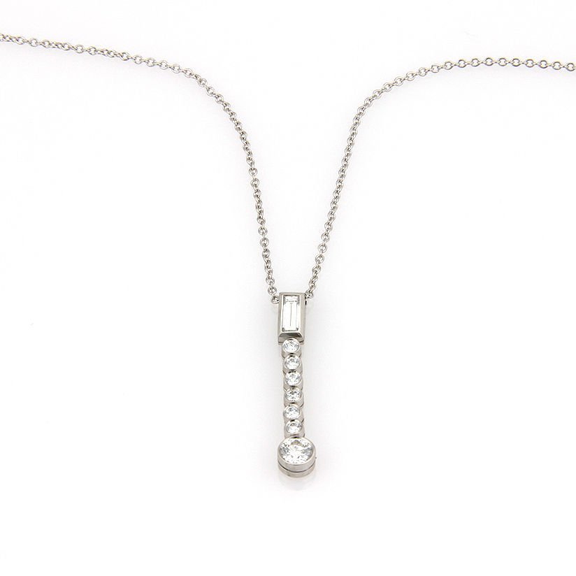 Tiffany & Co. Platinum Tiffany Jazz Diamond Drop
