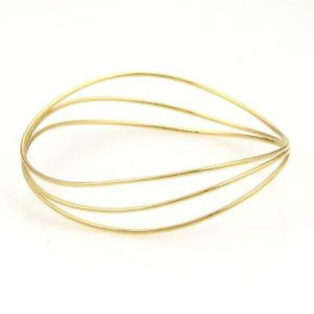 Tiffany & Co. Elsa Peretti 18k YGold Spiral Wire Wave