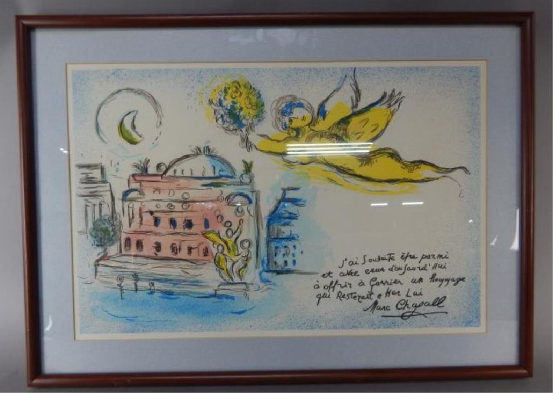 Signed Chagall Print