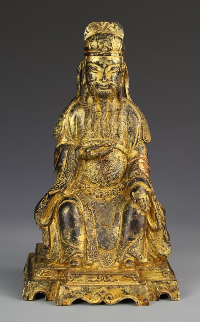 Chinese Gilt Bronze Figure
