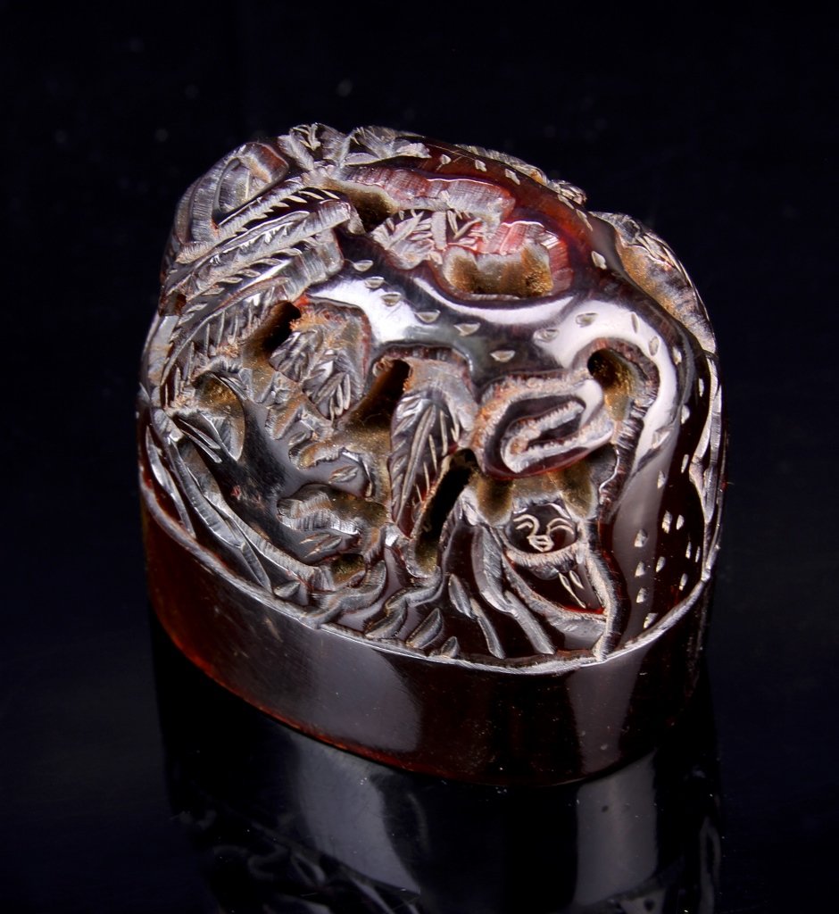 Chinese Horn Carved Seal Chop