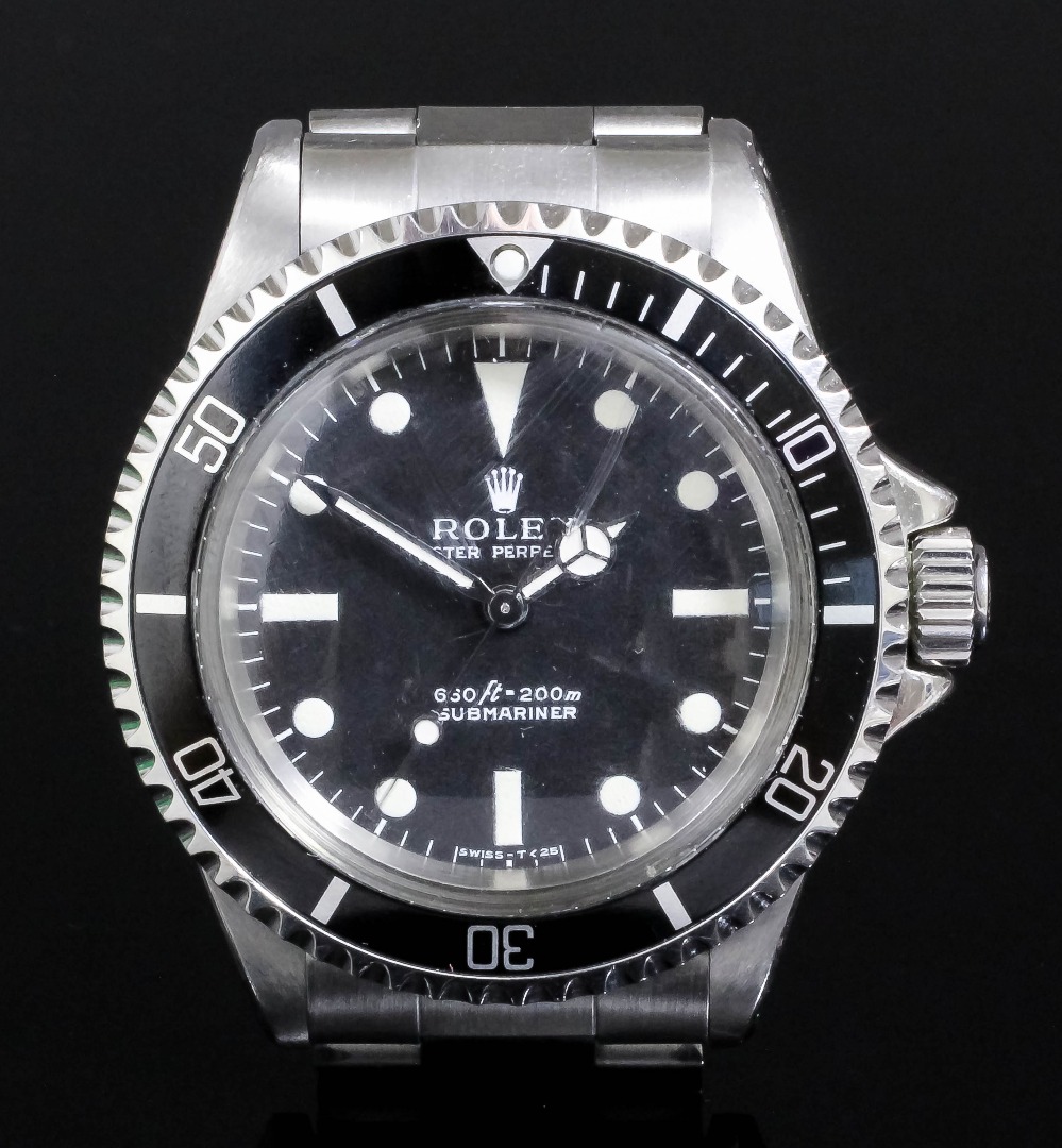 A late 1960s gentleman's Rolex Oyster Perpetual "Submariner" wristwatch