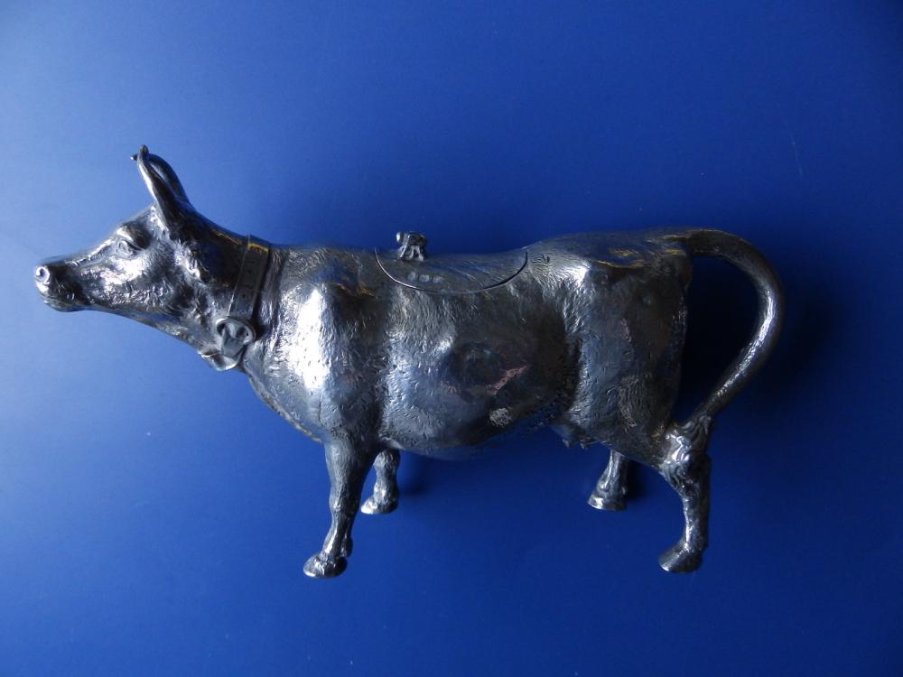 A Berthold Muller silver cow creamer