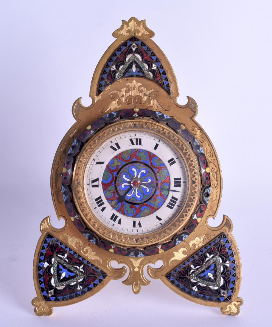 A stylish late 19th century french gilt bronze and