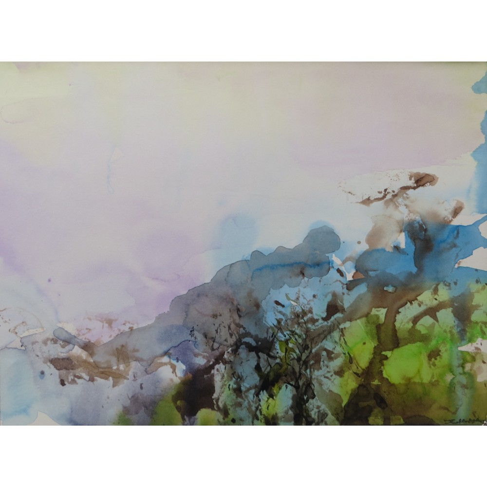 Zao WOU-KI - « SANS TITRE », 1986