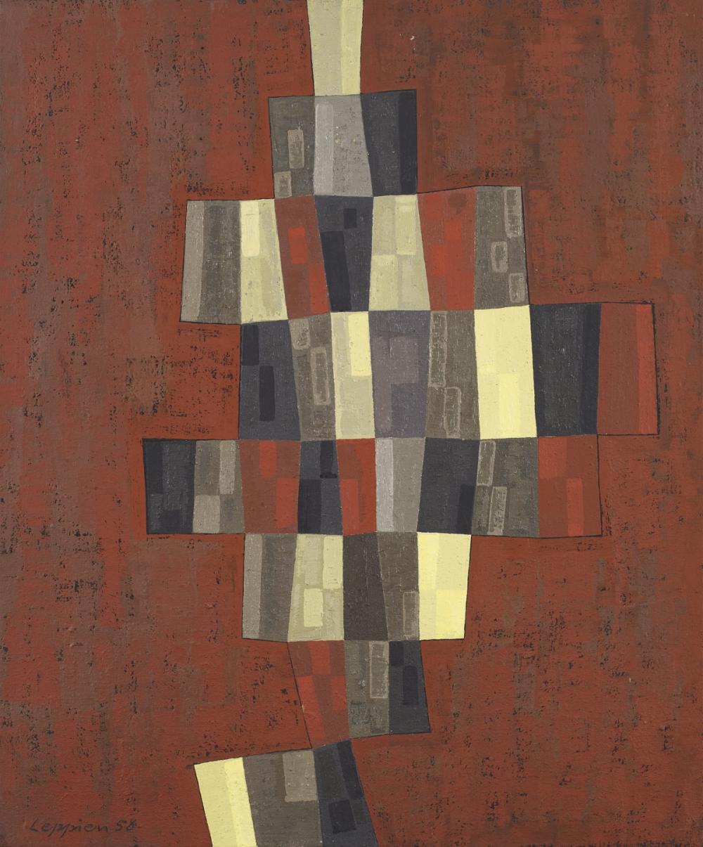 Jean LEPPIEN - COMPOSITION, 1958