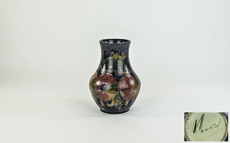 William Moorcroft Signed Vase
