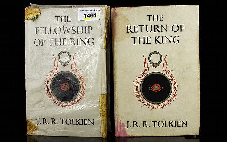 J. R. R Tolkein Two Hardback Books Return Of The King And The Fellowship Of