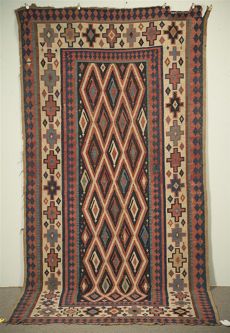 PERSIAN KILIM, ca. 1900;