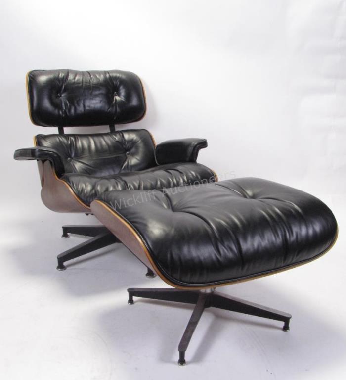 Herman Miller Eames Lounge Chair, Ottoman