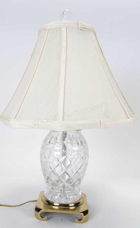 Waterford Crystal Table Lamp