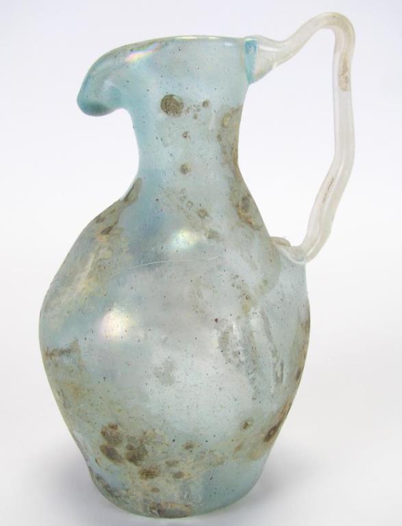 Ancient Roman Glass Pitcher