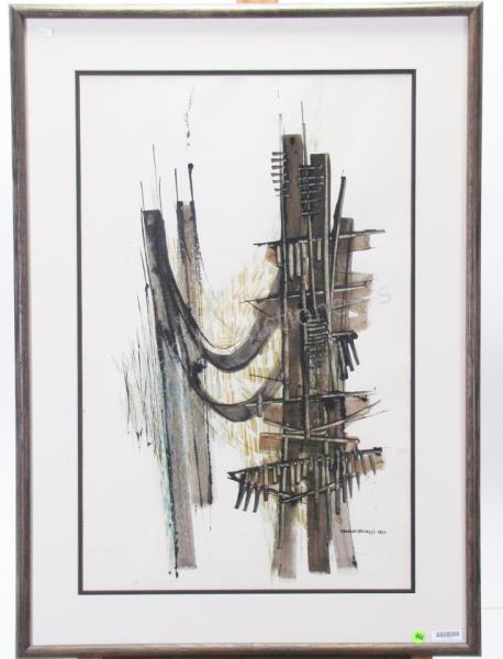 Rinaldo Paluzzi 29.5x19 WC Industrial Abstract