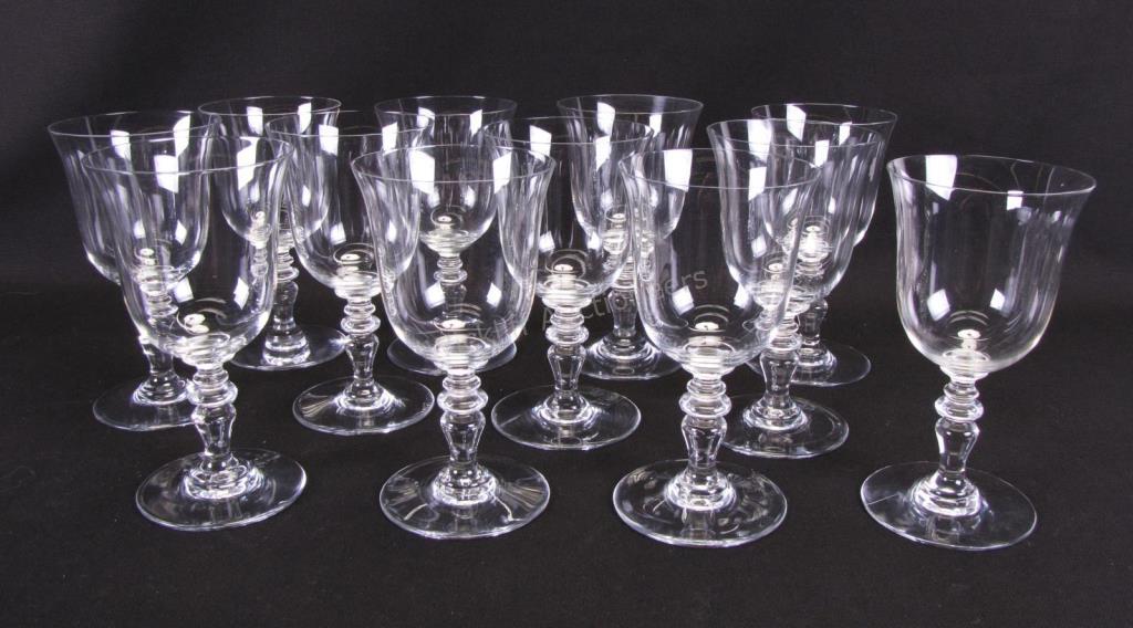 Set of 12 Baccarat 'Provence' Wine Glasses