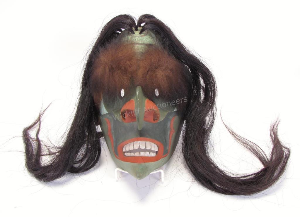 Pacific Northwest Native American Ceremonial Mask