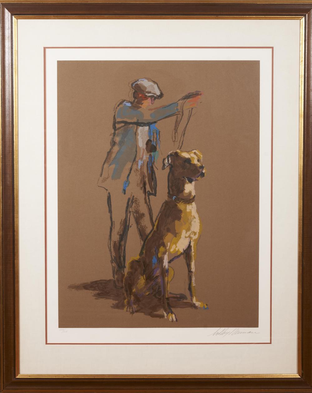 Leroy Neiman, New York, Illinois, Minnesota (1921-2012), Great Dane, 1987, serigraph, ed. 253/375, 42 x 33 1/2 inches