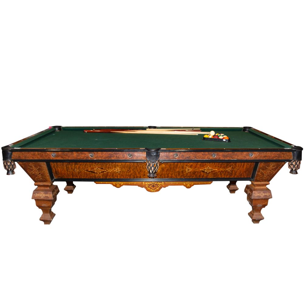 Brunswick Victorian Style Monarch Billiards Table