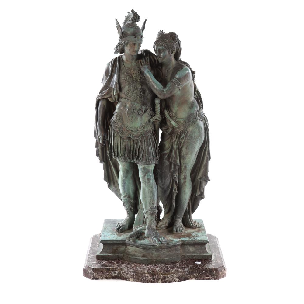 After Jean Baptiste Germain Aeneas/ Dido Bronze