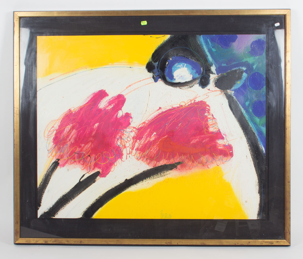 Signed and framed contemporary artwork