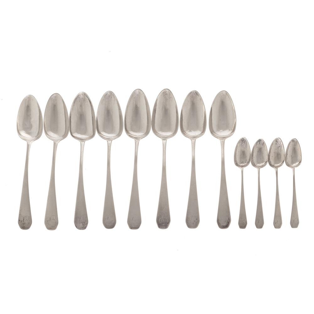 Collection Early American Coin Silver Spoons