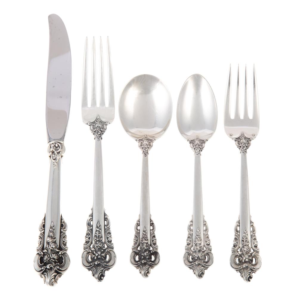 Wallace Sterling "Grande Baroque" Flatware Service