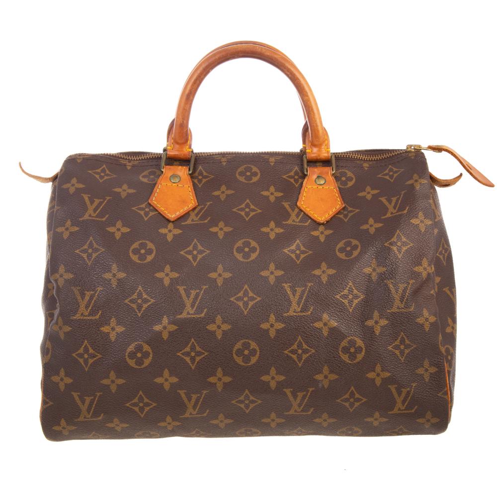 A Louis Vuitton Monogram Speedy 30