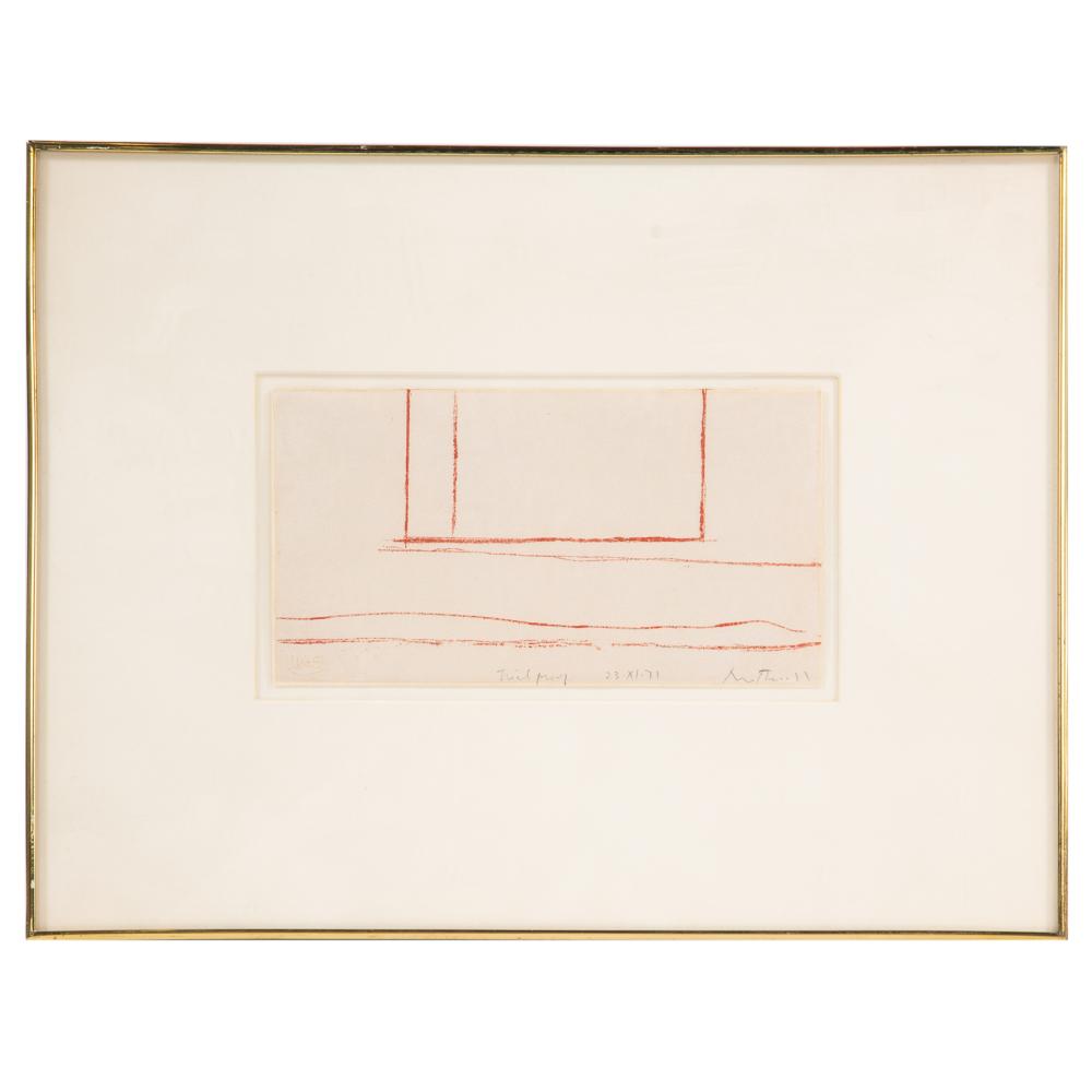 Robert Motherwell. Untitled, lithograph