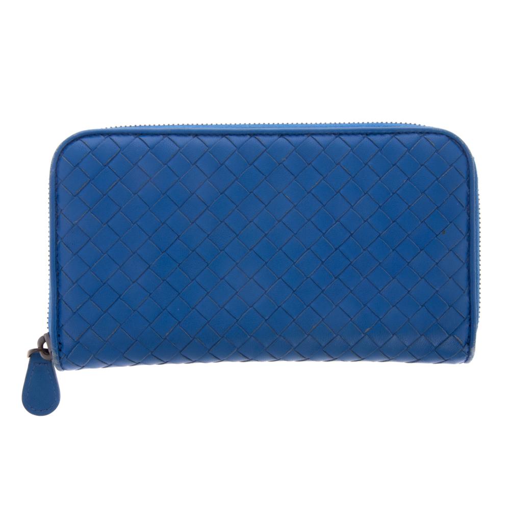 A Bottega Veneta Intrecciato Leather Wallet