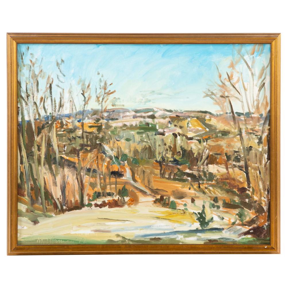 Raoul Middleman. Autumn Landscape, oil