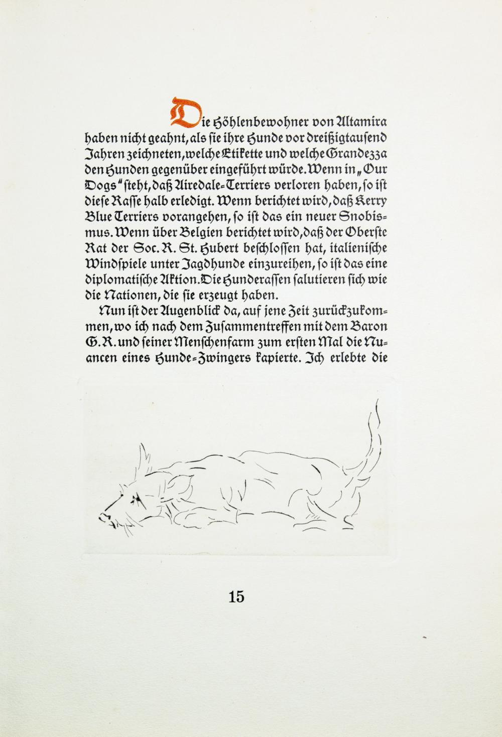 Erna Pinner - Kasimir Edschmid. Luxus-Hunde.