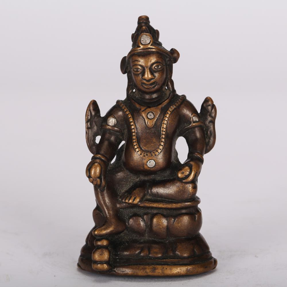 CHINESE BRONZE TIBETAN BUDDHIST FIGURE