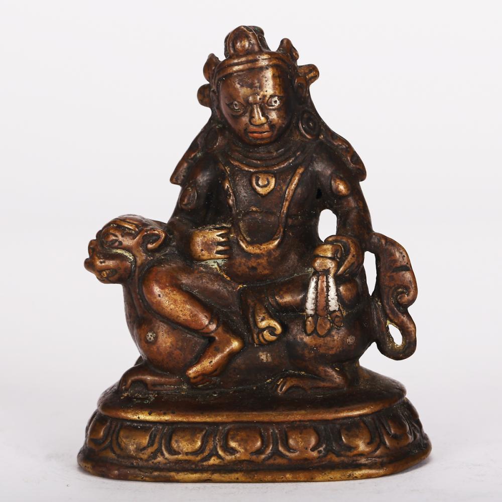 CHINESE BRONZE TIBETAN BUDDHIST FIGURE