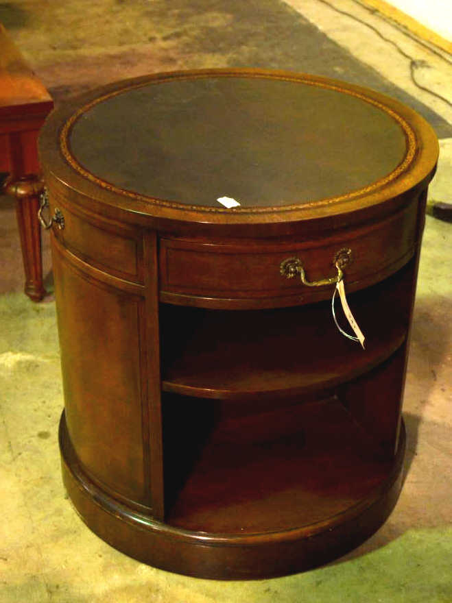 Mahogany Drum Table
