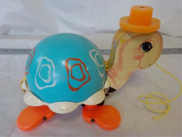 Fisher Price 1962 No 773 Pull Turtle