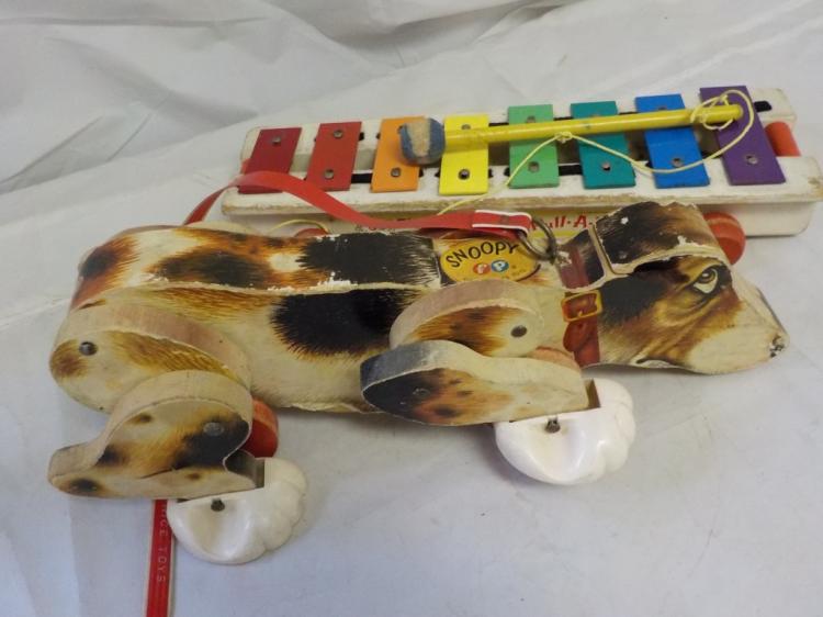 Fisher Price Snoopy Pull Toy & Xylophone