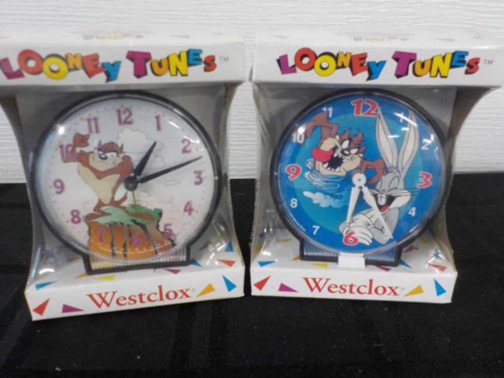 2 Westclox Looney Tunes Clocks MIB 1994