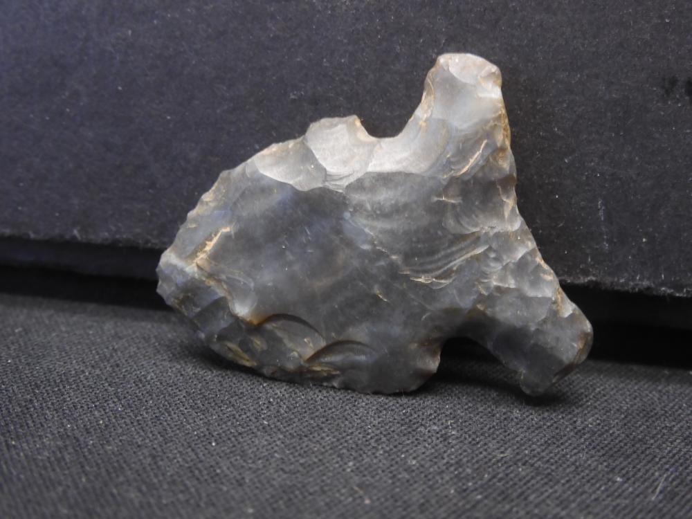 1 1/2 -inch dark gray notched point