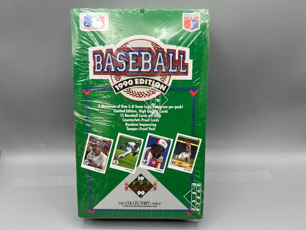 1990 Upper Deck Baseball Sealed Wax Box